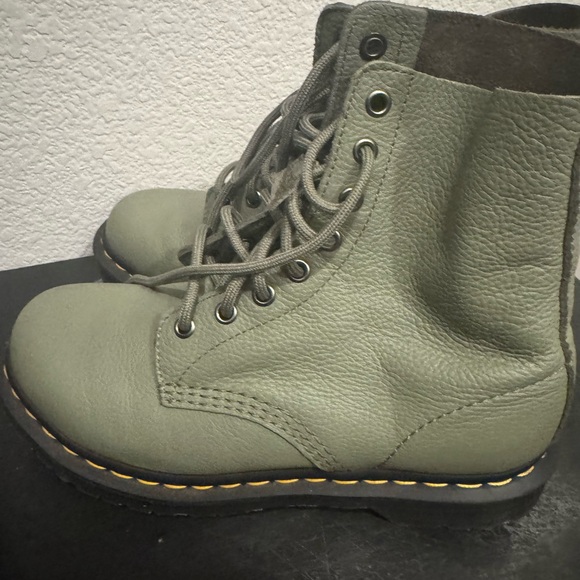 Dr. Martens Olive Combat Boots - Picture 7 of 11